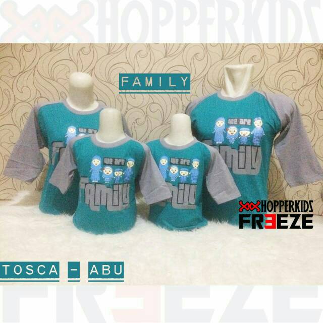 Kaos Couple Family Lengan 3 4 - Desain Kaos Menarik