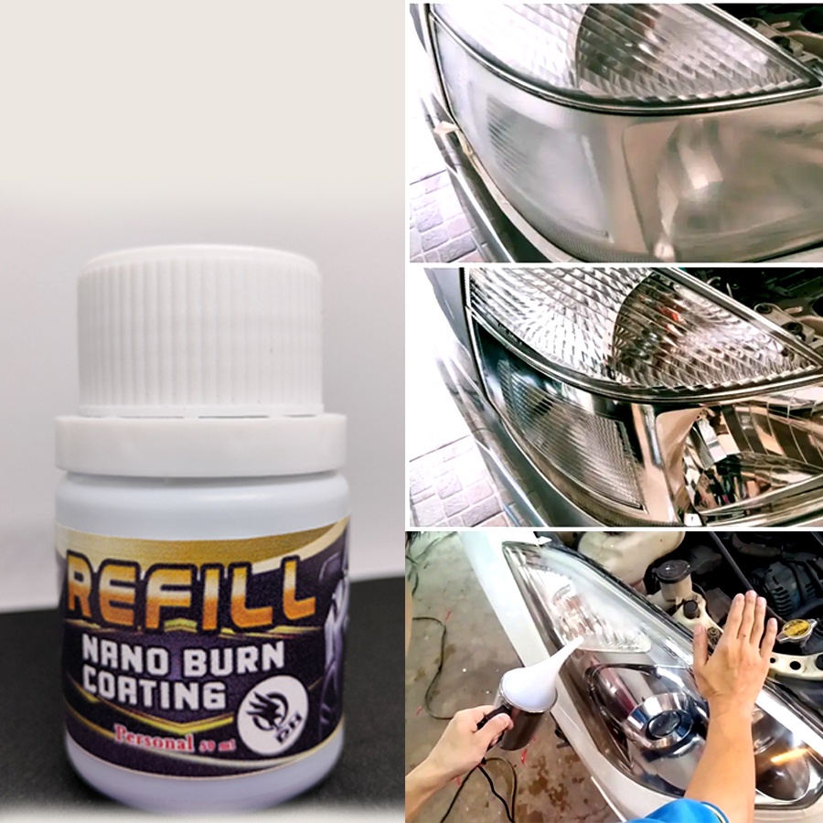 Refill nano burn coating headlamp liquid Cairan Isi Ulang Repair Lamp