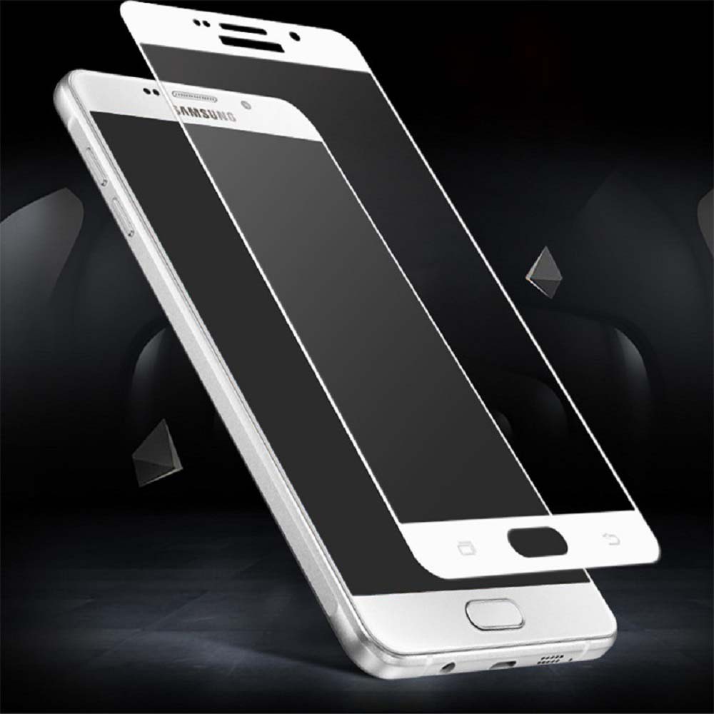 Tempered Glass Samsung A7 2017 / A720 Full Colour / Anti Gores Kaca / Screen Protector TEMPER SAMSUNG A720