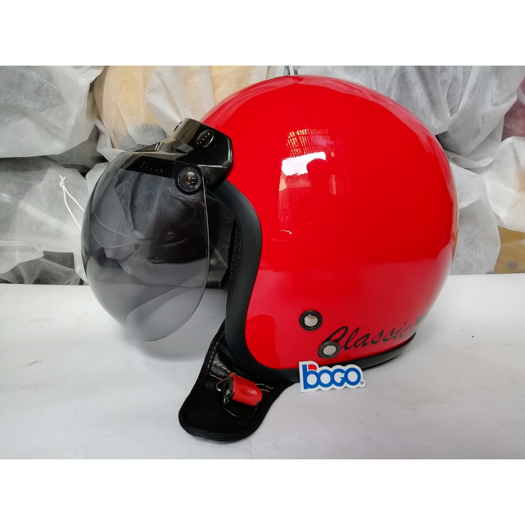 HELM BOGO CLASSIC MERAH  DEWASA BOGO ORIGINAL