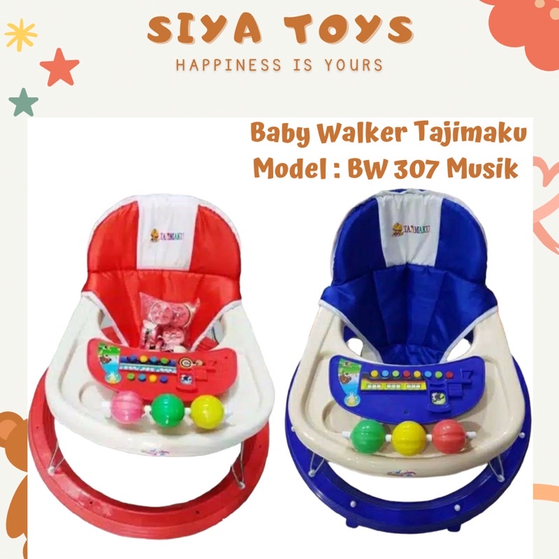 SIYA ✨ FREE KARDUS &amp; BUBBLEWRAP BABY WALKER STANDART APOLLO BAYI BW 306 BW 307 ALAT BANTU JALAN ANAK TAJIMAKU