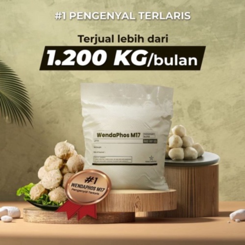 

Wendaphos M17 Blend phosphate lebih optimal dari STTP Pengenyal bakso - 1 KG