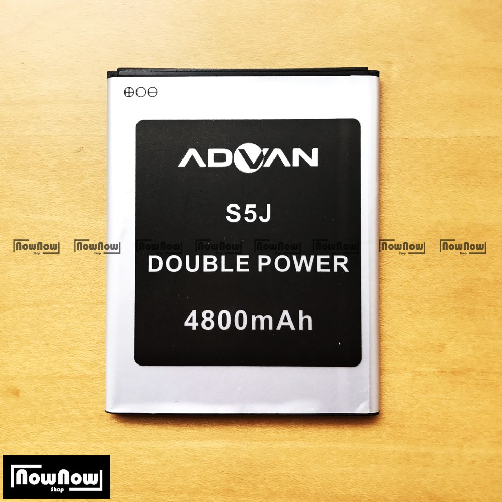 Baterai Advan S5J Original Double Power Batre Batrai Battery HP