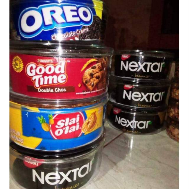 PAKET KUE LEBARAN OREO GOOD TIME SLAI OLAI NEXTAR SARI GANDUM PER 4 PCS