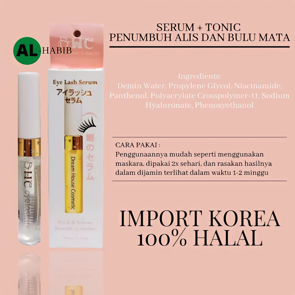 DHC EYELASH TONIC EYELASH SERUM PEMANJANG BULU MATA SERUM ALIS SERUM BULU MATA PENUMBUH BULU MATA