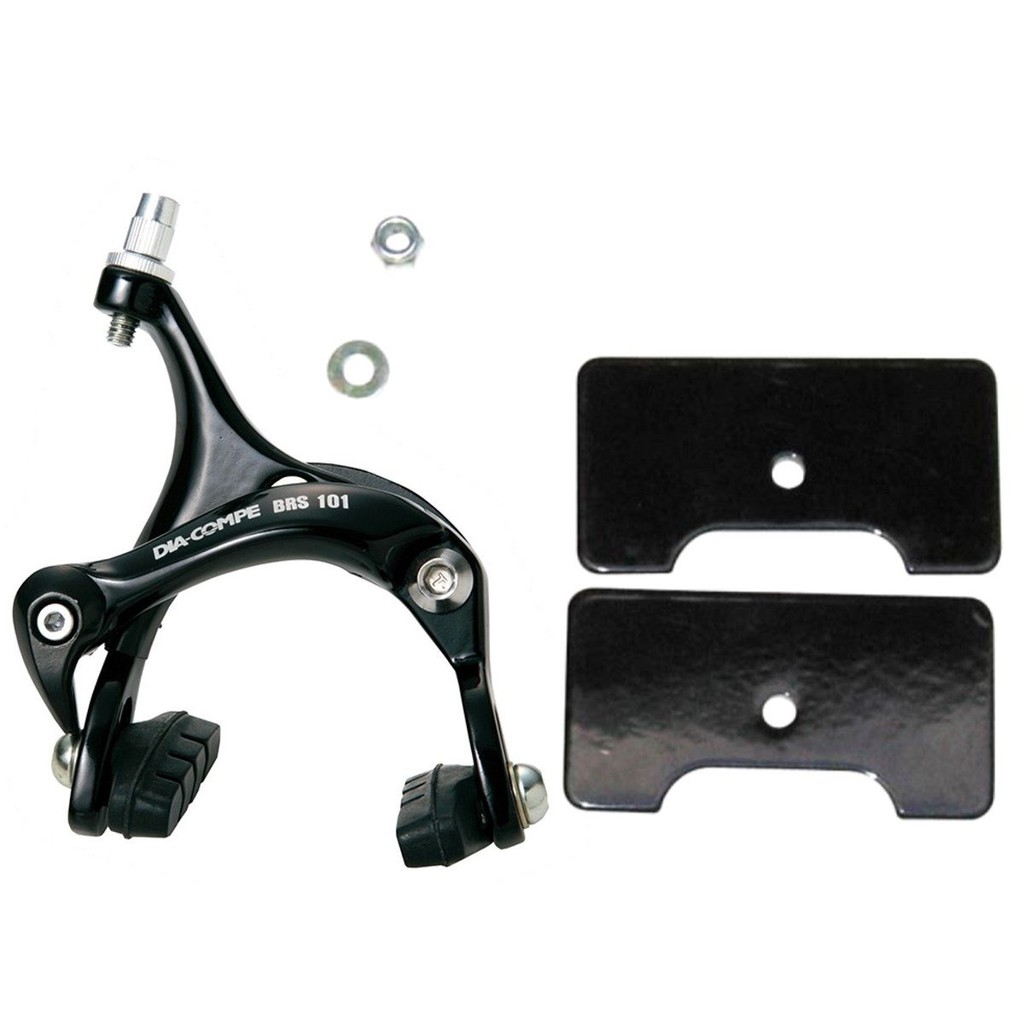 DIA COMPE U-Brake Front BRS 101 - Silver Chrome & Black