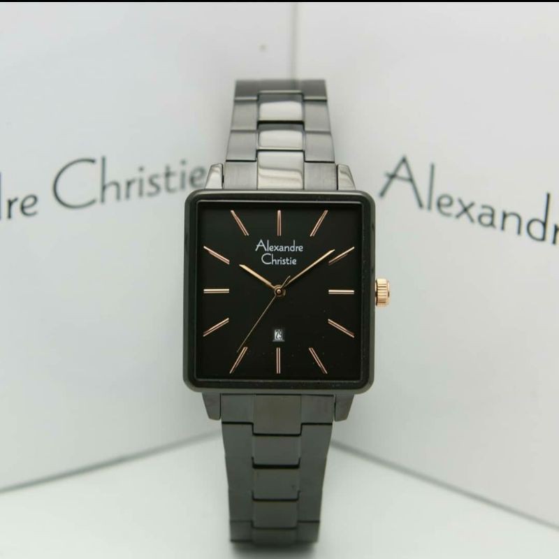JAM WANITA ALEXANDRE CHRISTIE AC 2878 AC2878 FULL BLACK ORIGINAL