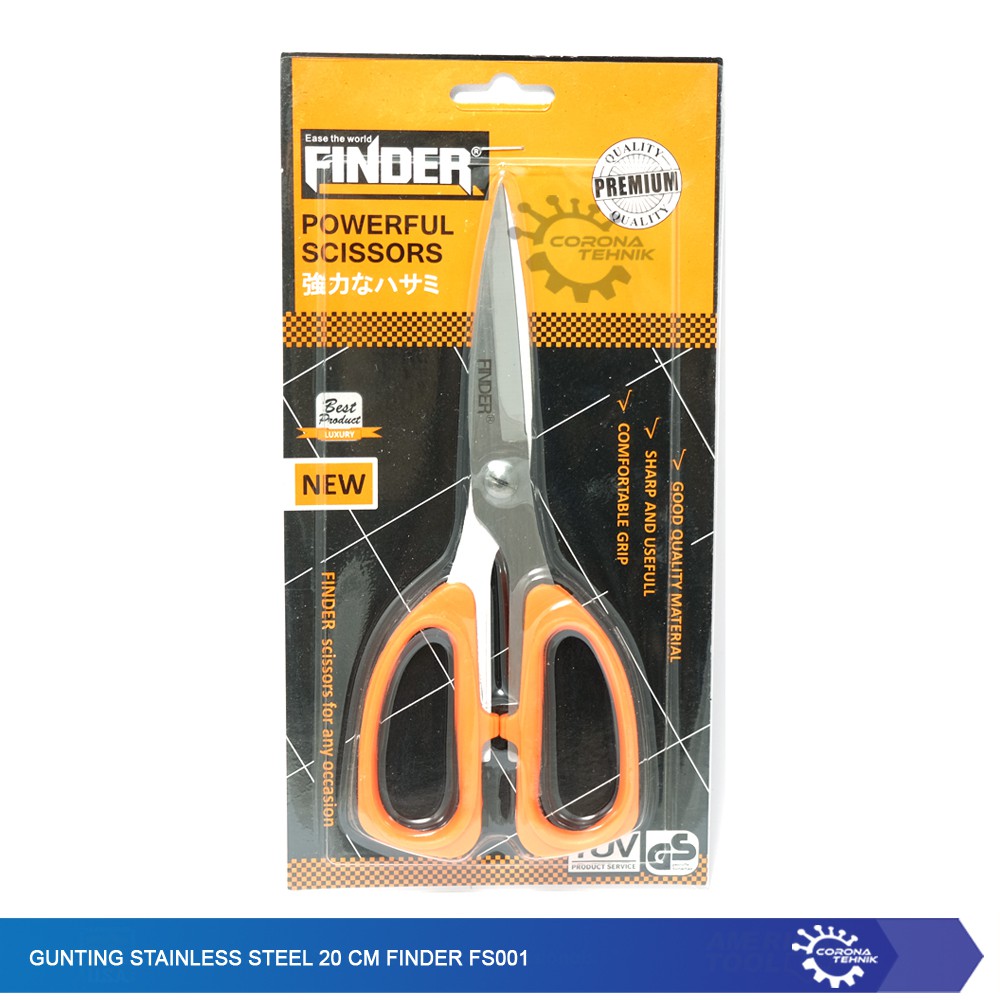 

Gunting Stainless Steel 20 cm Finder FS001