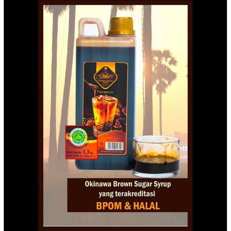 Okinawa Brown Sugar /Gula Aren Cair Khusus Minuman Boba