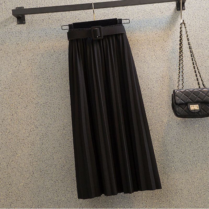 Rok Pleated plisket + Belt