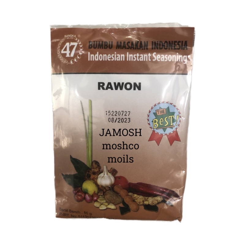 BUMBU 47 Malang - masakan nusantara instan indonesia Rawon daging/Bumbu Instant Rawon