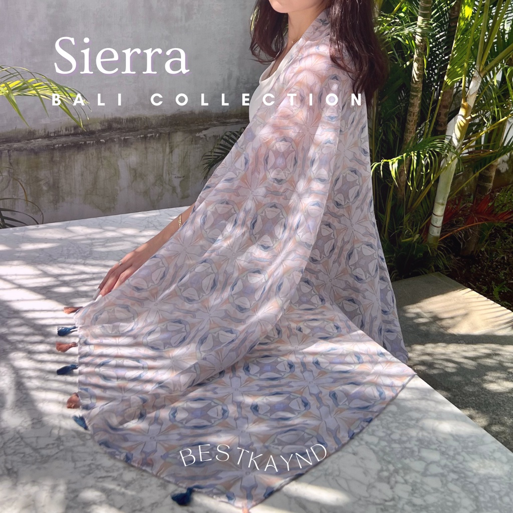 Sierra Shawl - Bali Collection | The Best Kaynd |  Premium Scarf Selendang Pashmina Syal Shawl Pasmina Hijab Kain Batik