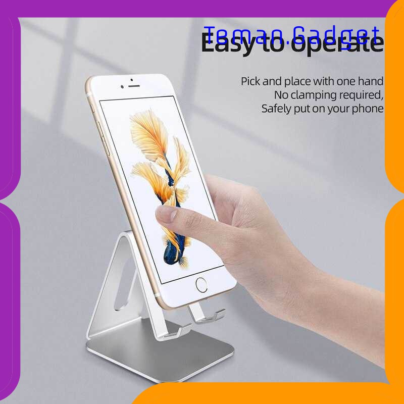 TG-BD049 ACCEZZ SMARTPHONE TABLET STAND HOLDER BAHAN ALUMINIUM - S3