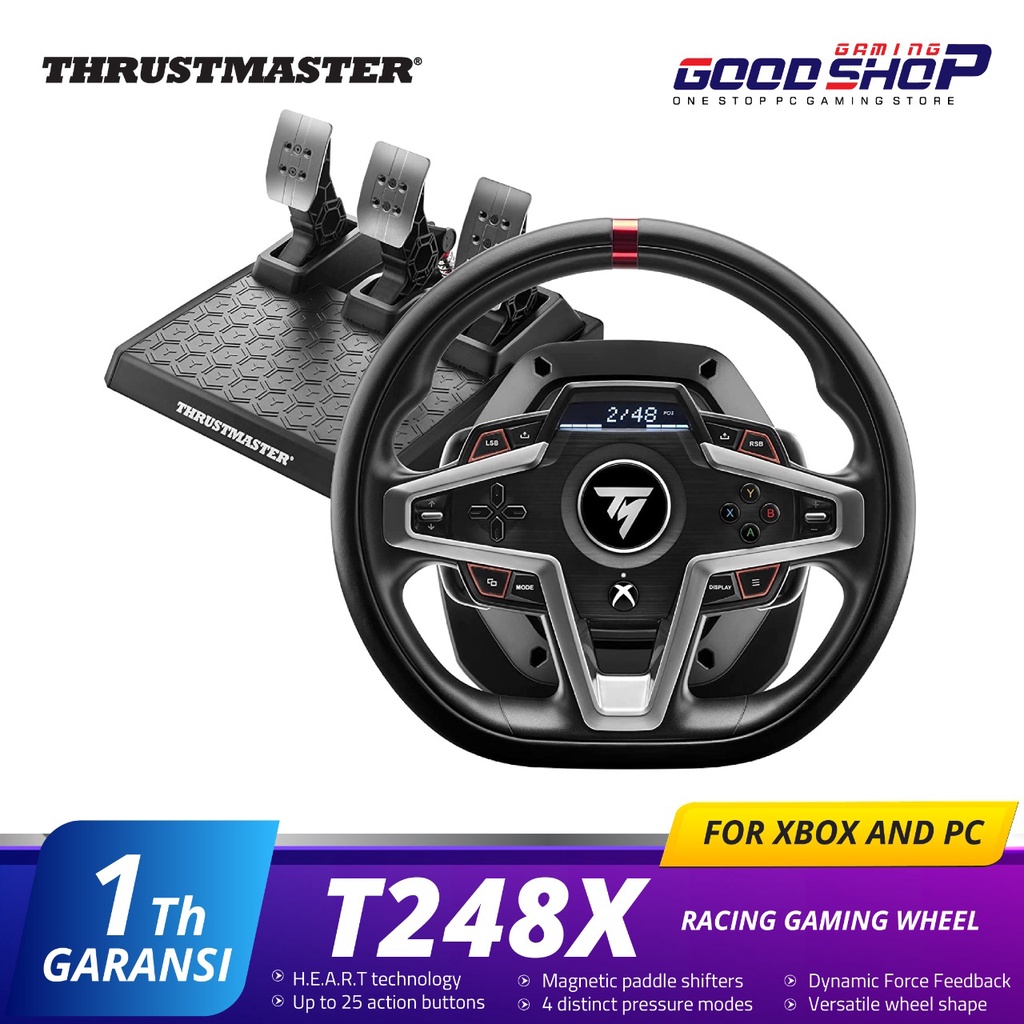 Thrustmaster T248X - Racing Wheel and Magnetic Pedals