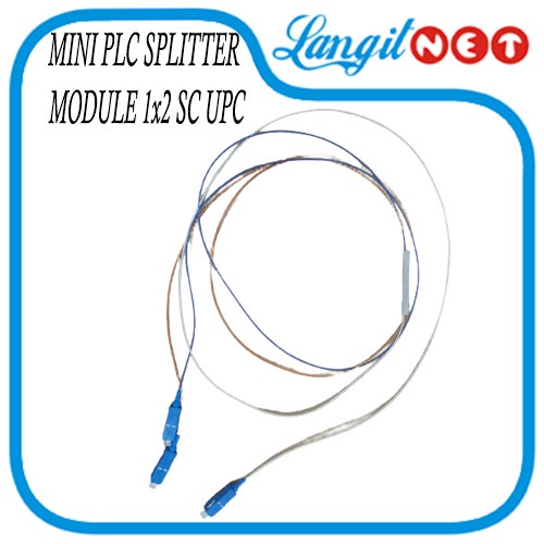 MINI PLC SPLITTER MODULE 1x2 SC UPC FIBER