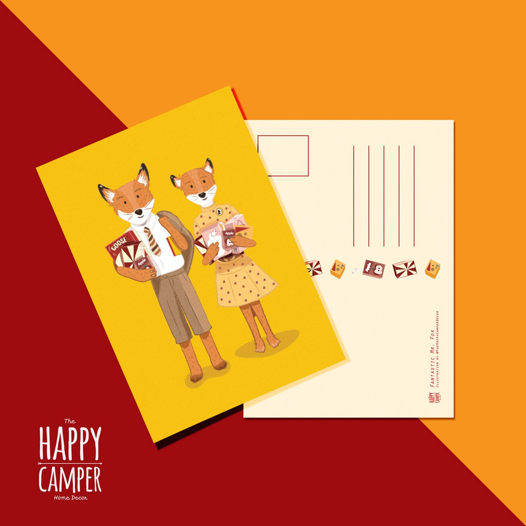 

Fantastic Mr. Fox - Postcard / Kartu Pos