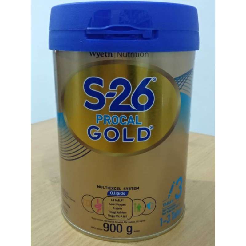 

S26 PROCAL GOLD TAHAP 3 Vanila 900 gr Kaleng