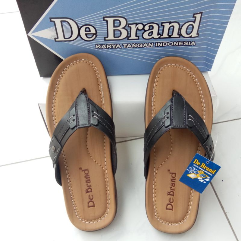 Sandal Kulit Pria DeBrand Sineca