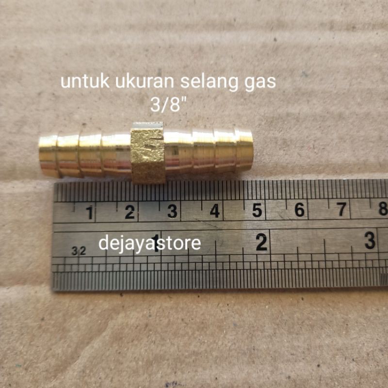 nepel sambungan selang gas 2 cabang