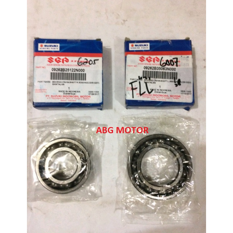 BEARING LAHAR LAHER KRUK AS 6205 6007 SUZUKI SMASH SPIN SHOGUN 125 ORIGINAL SGP BISA COD