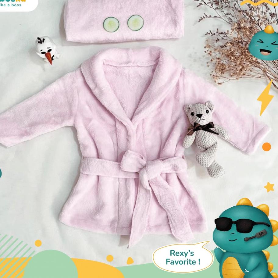 KIMONO HANDUK BAYI BARU LAHIR DAN MASKER TIMUN / KIMONO TOWEL  BORN BABY 