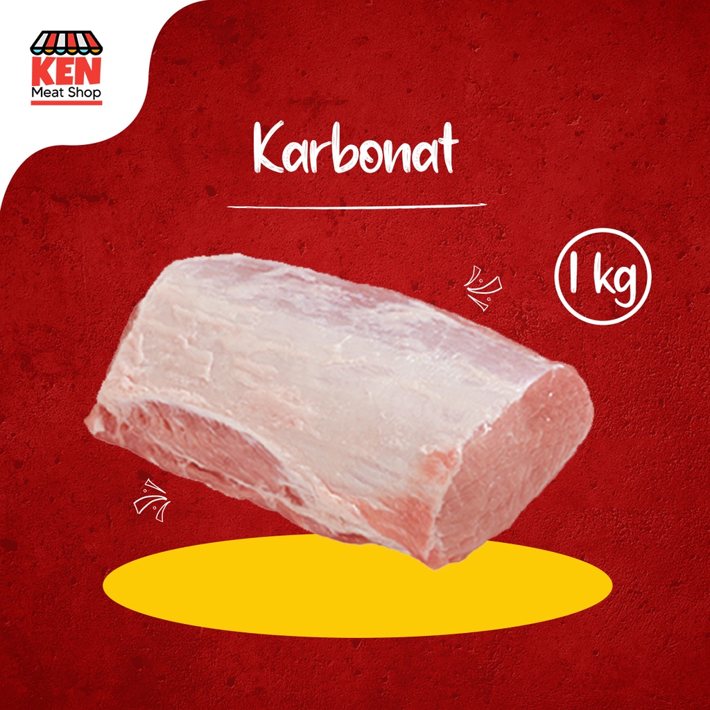 

DAGING BABI BAGIAN KARBONAT ( PORK LOIN ) 1kg