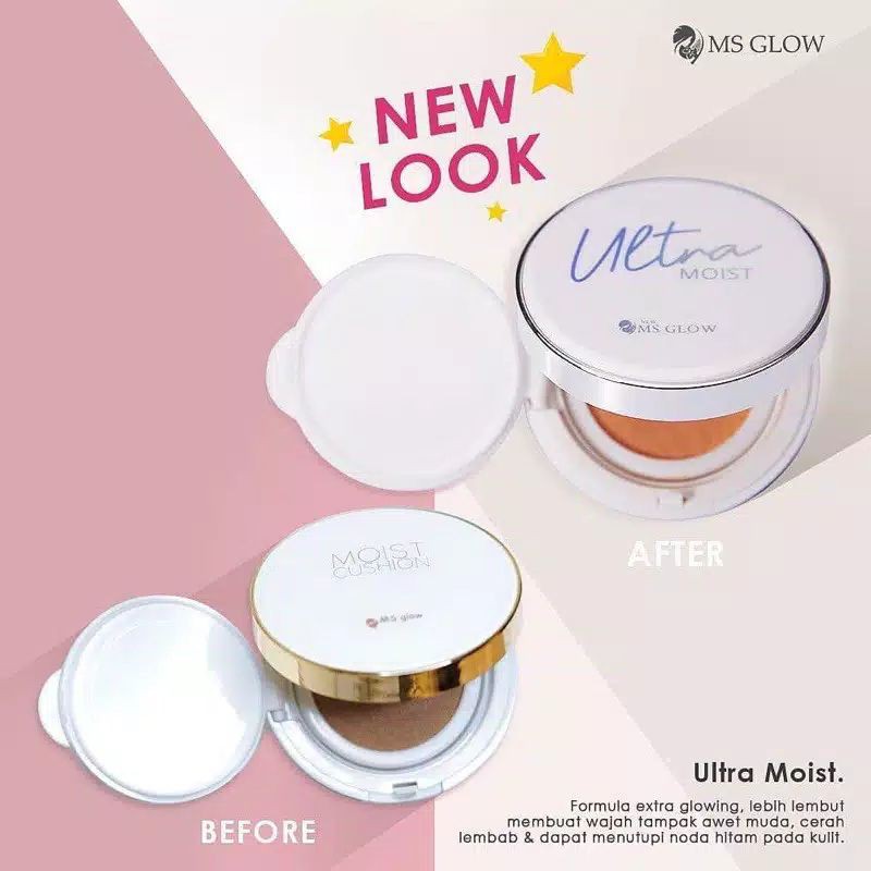 MS GLOW ULTRA MOIST CUSHION LIGHT &amp; MEDIUM | CUSHION MS GLOW