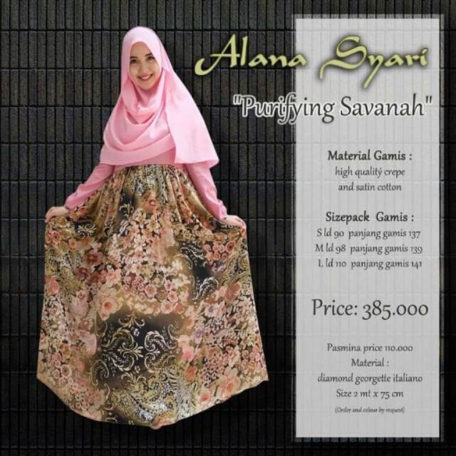 Gamis Purifying Savana