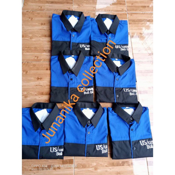 kemeja/ kemeja cowo / kemeja cewe / kemeja kru decor/kemeja seragaman