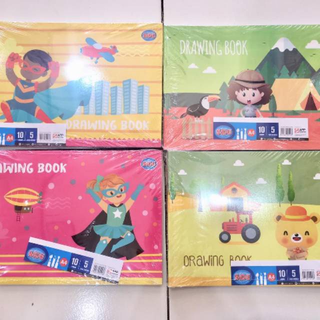 

(1 Pack) Buku Gambar Sinar Dunia A4 - Drawing Book Sidu A4