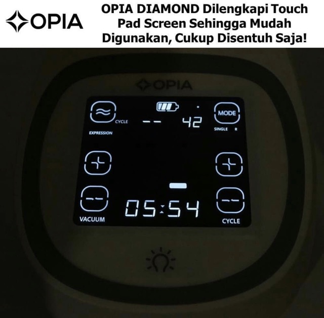 Opia Diamond Breast Pump - Pompa Asi Elektrik