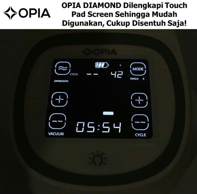 Opia Diamond Breast Pump - Pompa Asi Elektrik