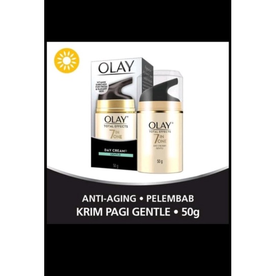 olay total effects 7in1 gentle 50gr malam 50gr