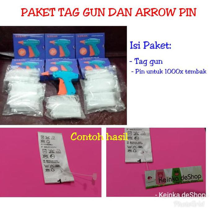 

HOT SALE|BEST SALLER PAKET Alat tembak label bandrol harga TAG GUN+ISI Arrow pin 1000 murah