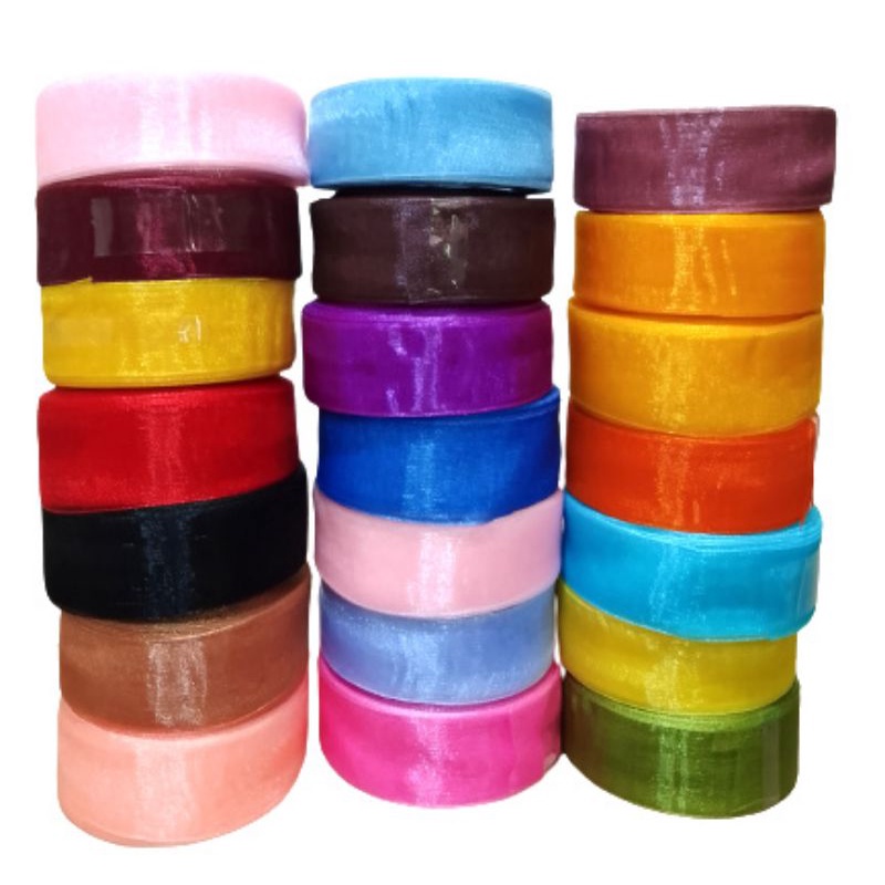 

Pita Organdi Polos 1"inc 2.5cm 20yards