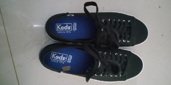 Keds Sepatu Wanita Kickstart Seasonal Solid Black Wf54684