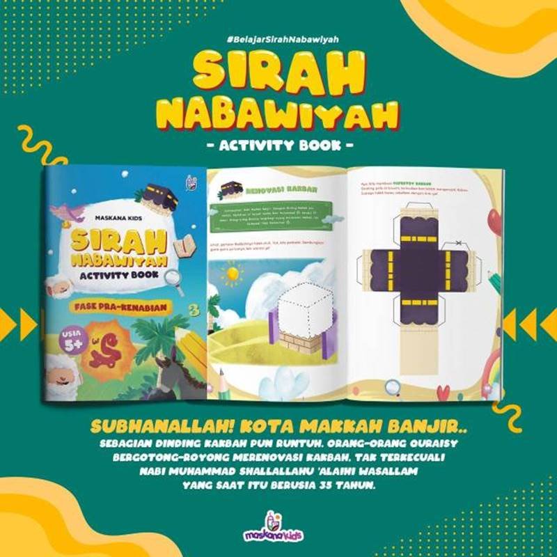 

Sirah Nabawiyah Activity Book (Maskana Kids)