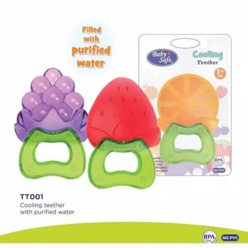 Baby Safe Cooling Teether 3+ Bulan (TT001)/Gigitan Bayi Baby Safe