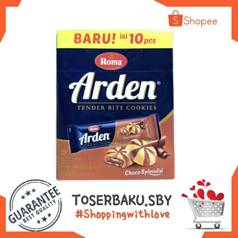 

ROMA ARDEN 1 Pack isi 10 pcs × 30g / Snack Baru Rasa Baru / Agen Snack Murah Surabaya