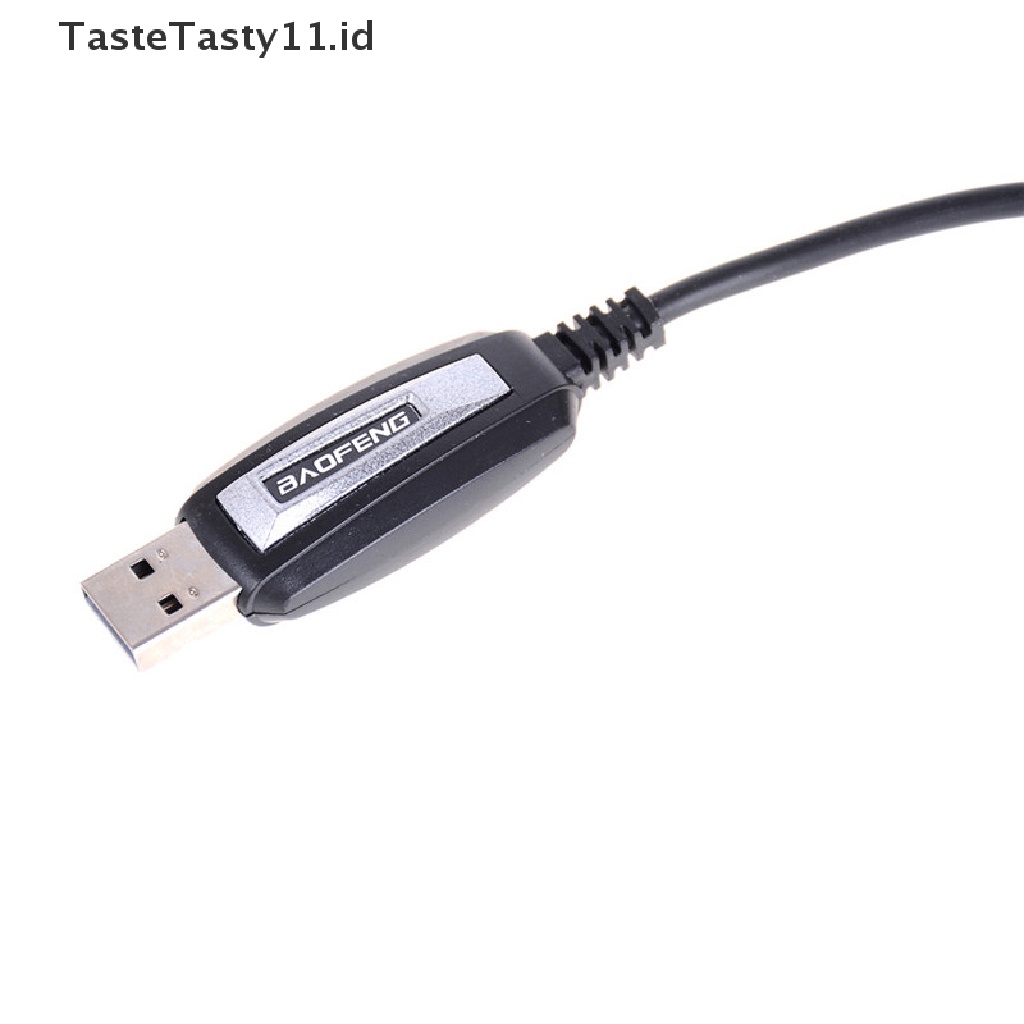 【TasteTasty】 1Set USB 2Pin Programing Cable With Software CD For Baofeng UV-5R BF-888S Radios .