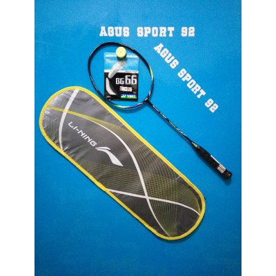 RAKET BADMINTON ORIGINAL LINING TURBO X90 BLACK