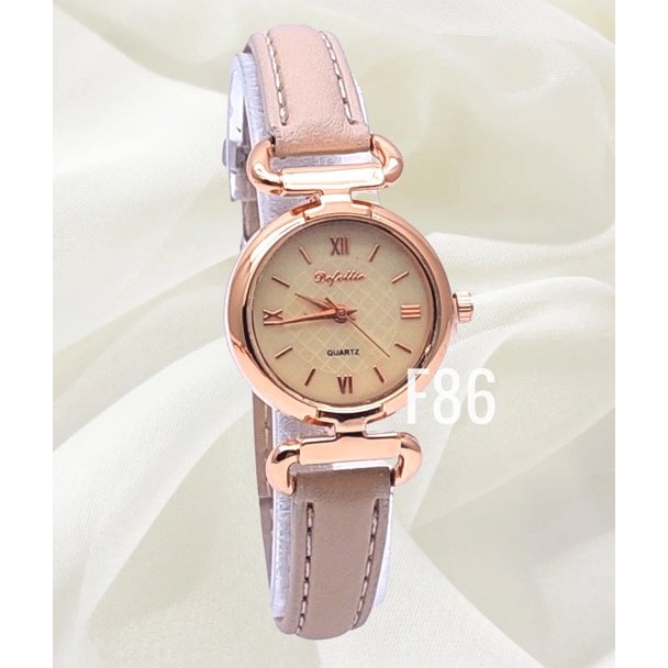 Murah Banget - Jam Tangan Wanita Fashion Kulit Korea-Fashion Korea