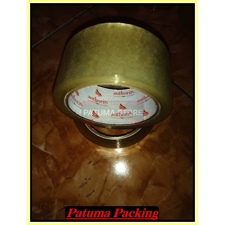 

LAKBAN Selotip Tape Solasi Lakban Coklat Bening 48 Mm 90 Yard