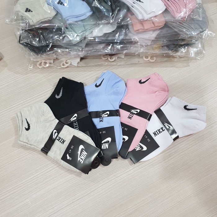 RYX - Nikei Sport Kaos Kaki Bundle Wanita &amp; Pria Fashion Casual Berisi 10 Pasang - Ori Import