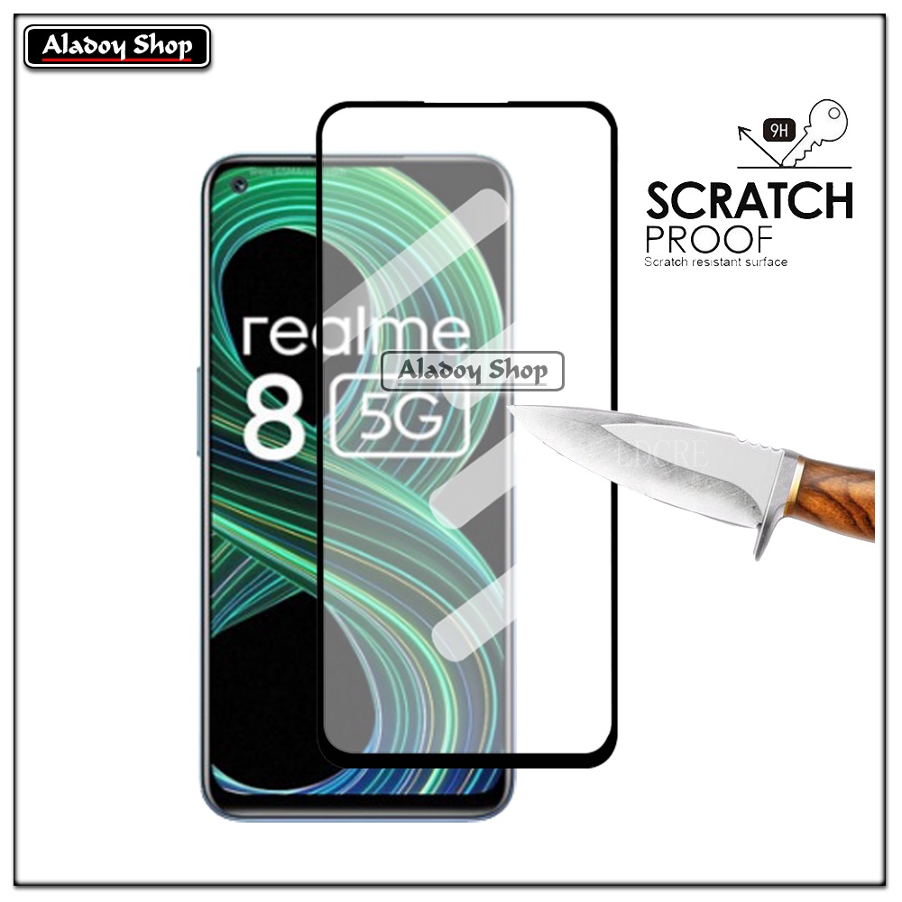 PAKET Tempered Glass Layar Realme 8 5G 2021 Free Tempered Glass Camera