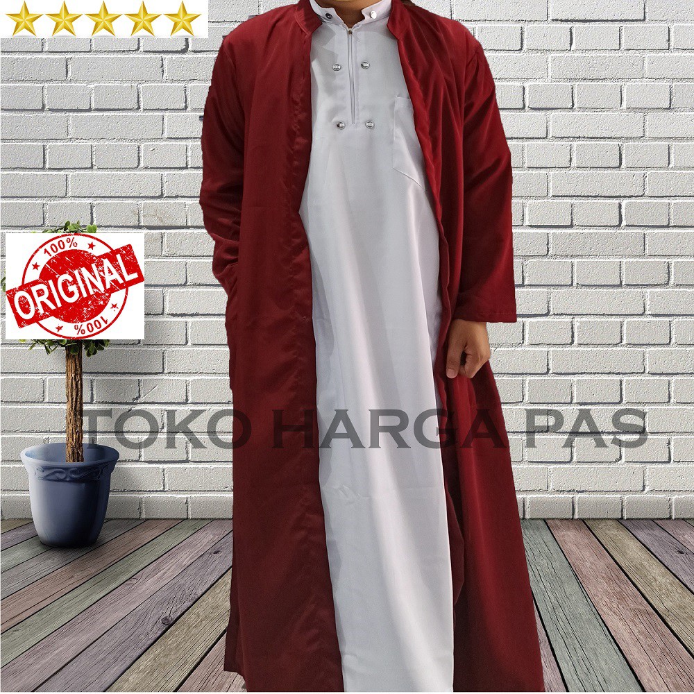 terlaris gamis luaran pria dewasa murah - jubah luaran pria murah