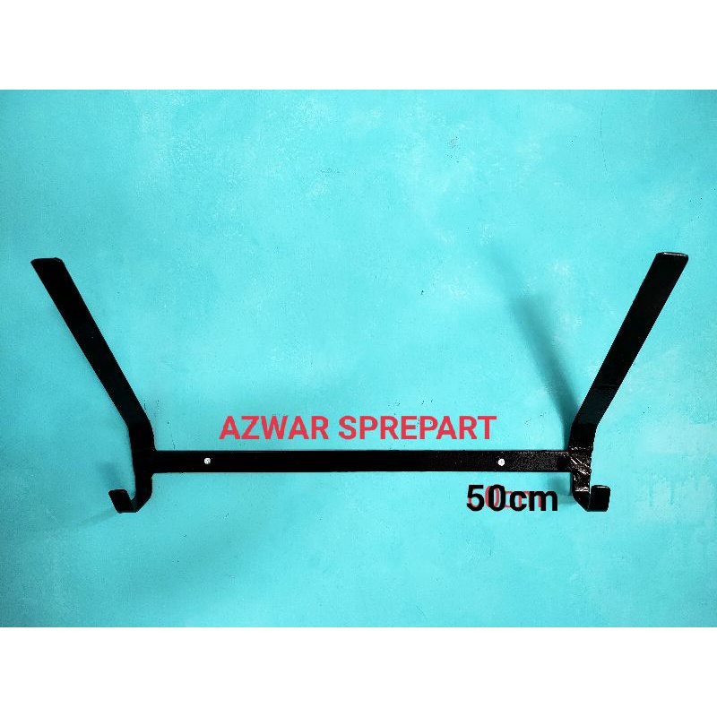 Rak Dinding Gantung Plat Besi 2 Modern Aesthetic