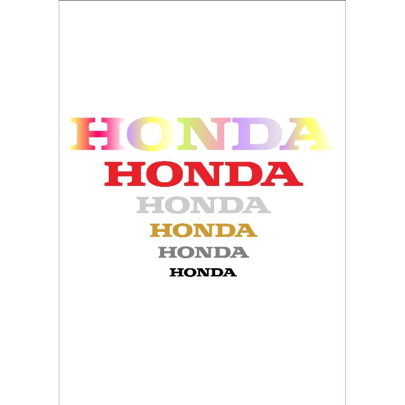 STICKER HONDA CUTTING SEMUA UKURAN CUTTING