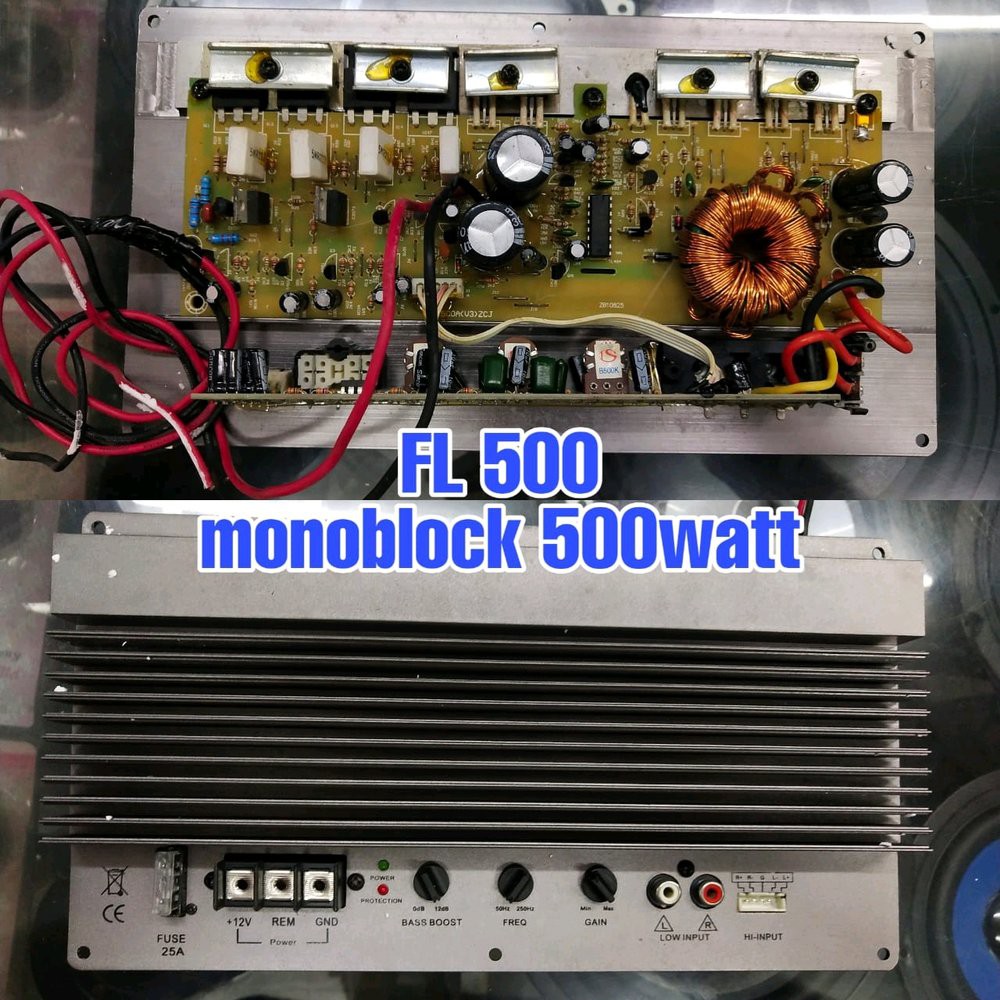 POWER KIT MONOBLOK MESIN BASSTUBE 500 WATT RMS  Terlaris