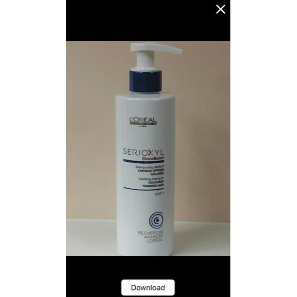 shampoo loreal serioxyl shampo 250ml u/rambut rontok